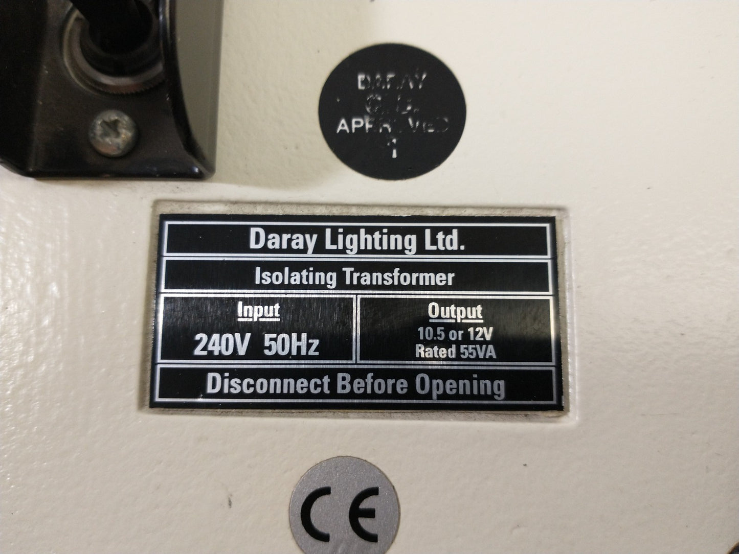 Daray Lighting Spot Medical Work Light - With 240V/12V Isolating Transformer