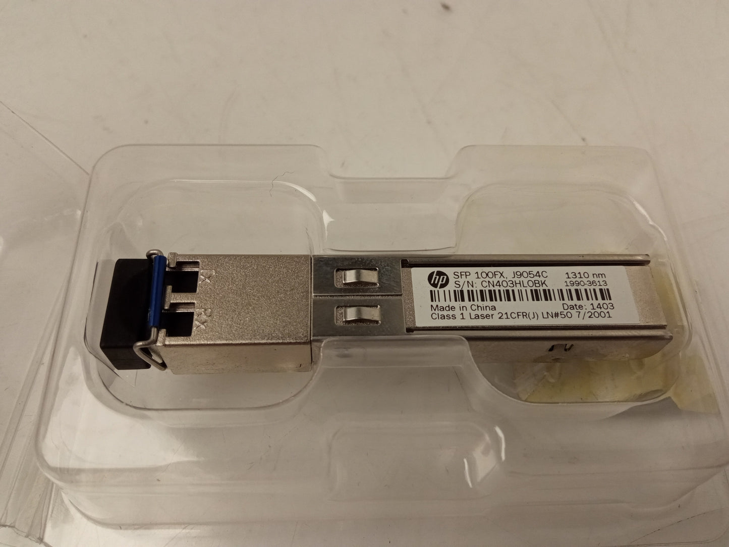 HP ProCurve J9054C 1990-3613 100Base-FX Multi-Mode LC Transceiver Module