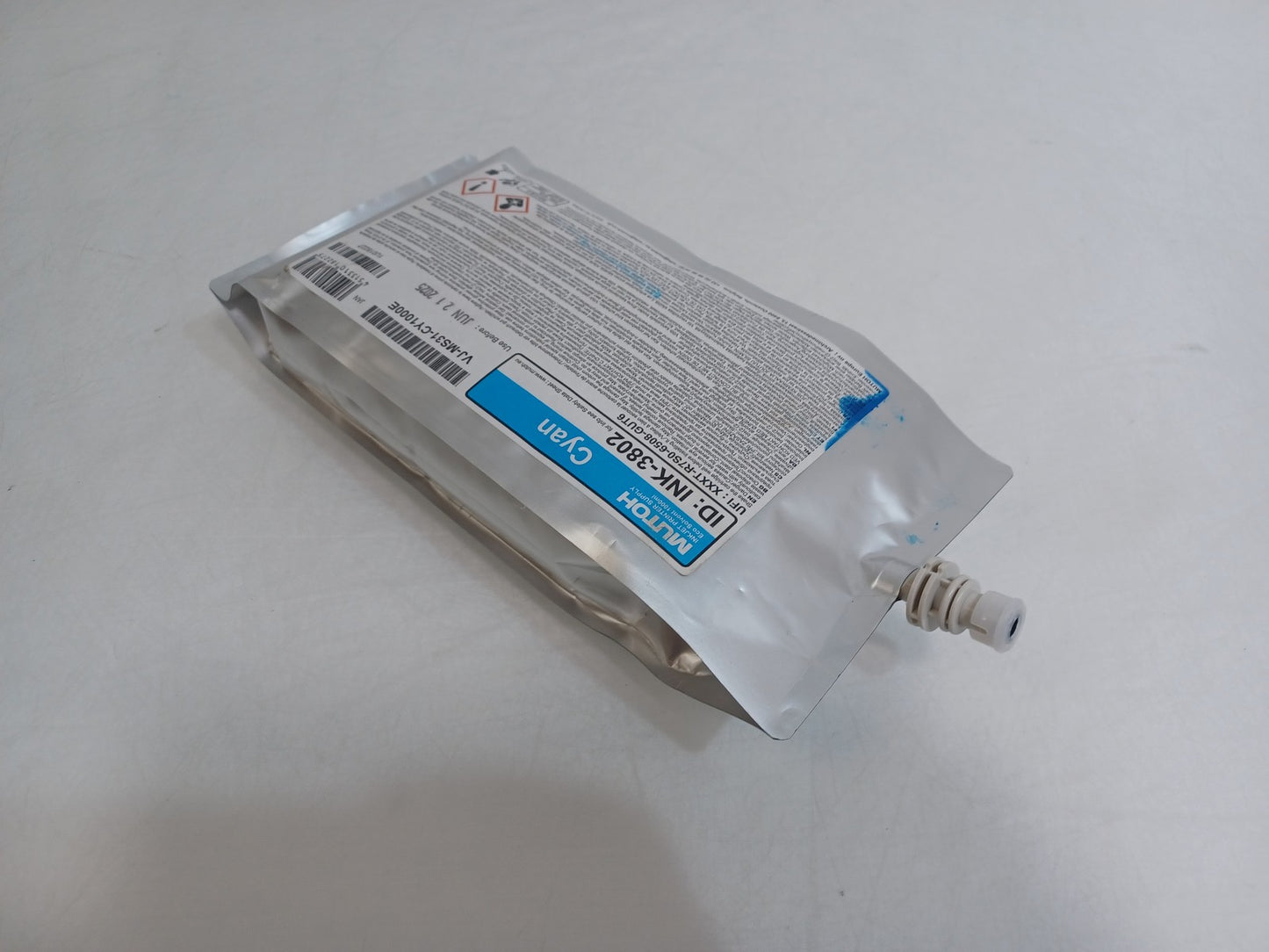 Mutoh Eco Solvent ValueJet VJ-MS31-CY1000E 1000ml Cyan - Expiry 31/06/2025