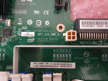 Intel S2600G (Z/L) Socket LGA2011 Server Motherboard G29051-354 DA0S6GMB8C1