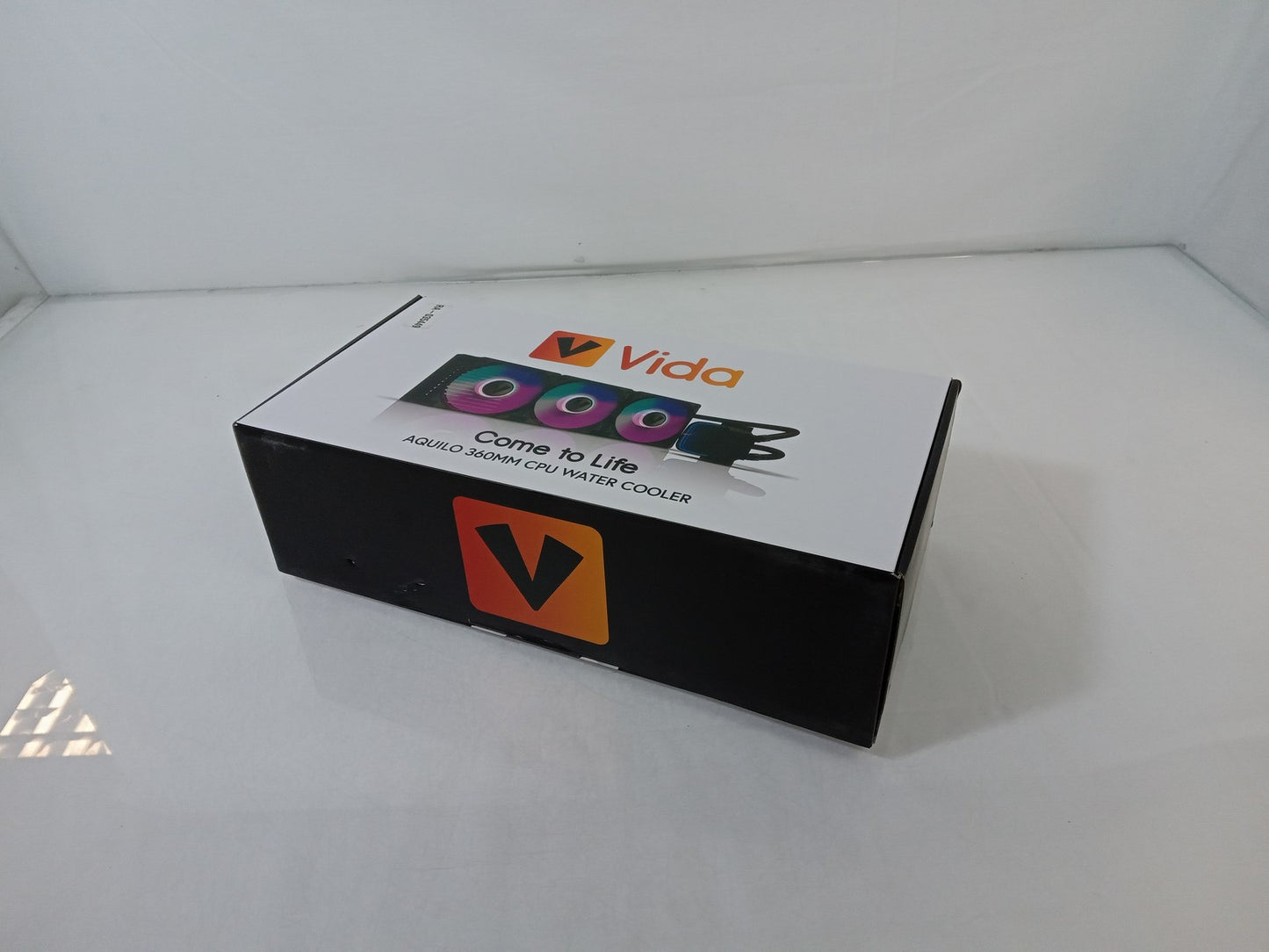 Vida AQUILO 360mm CPU Water Cooler Black AIO - With 3x 120mm Cooling Fans