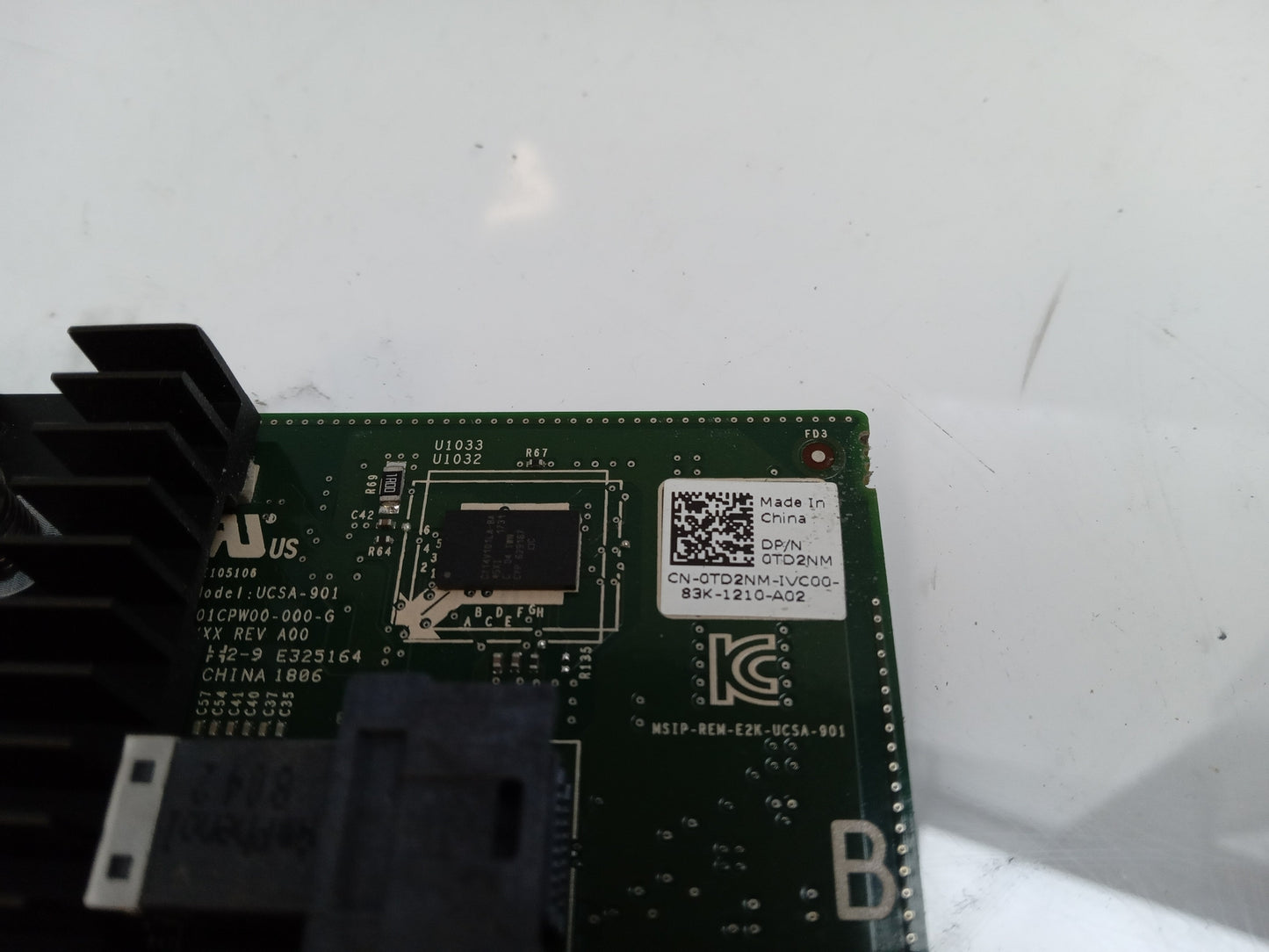 Dell Perc H330 8 Port SAS SATA 6Gbs LP RAID Controller Card 0TD2NM TD2NM