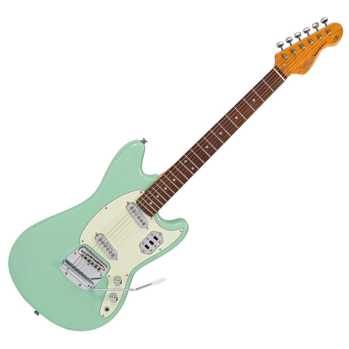 Vintage REVO Series 'Colt SS Twin' Electric Guitar ~ Ventura Green