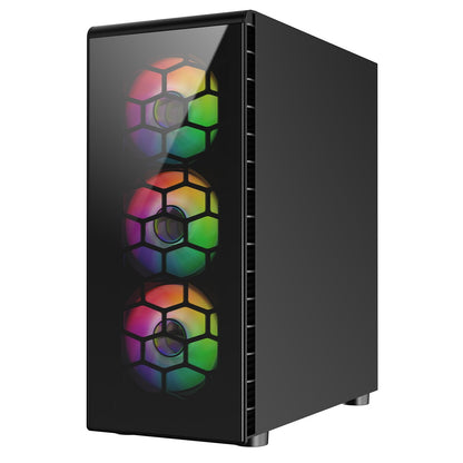 CiT Raider Mid-Tower Black ATX PC Gaming Case ‎CIT-RAIDER RGB