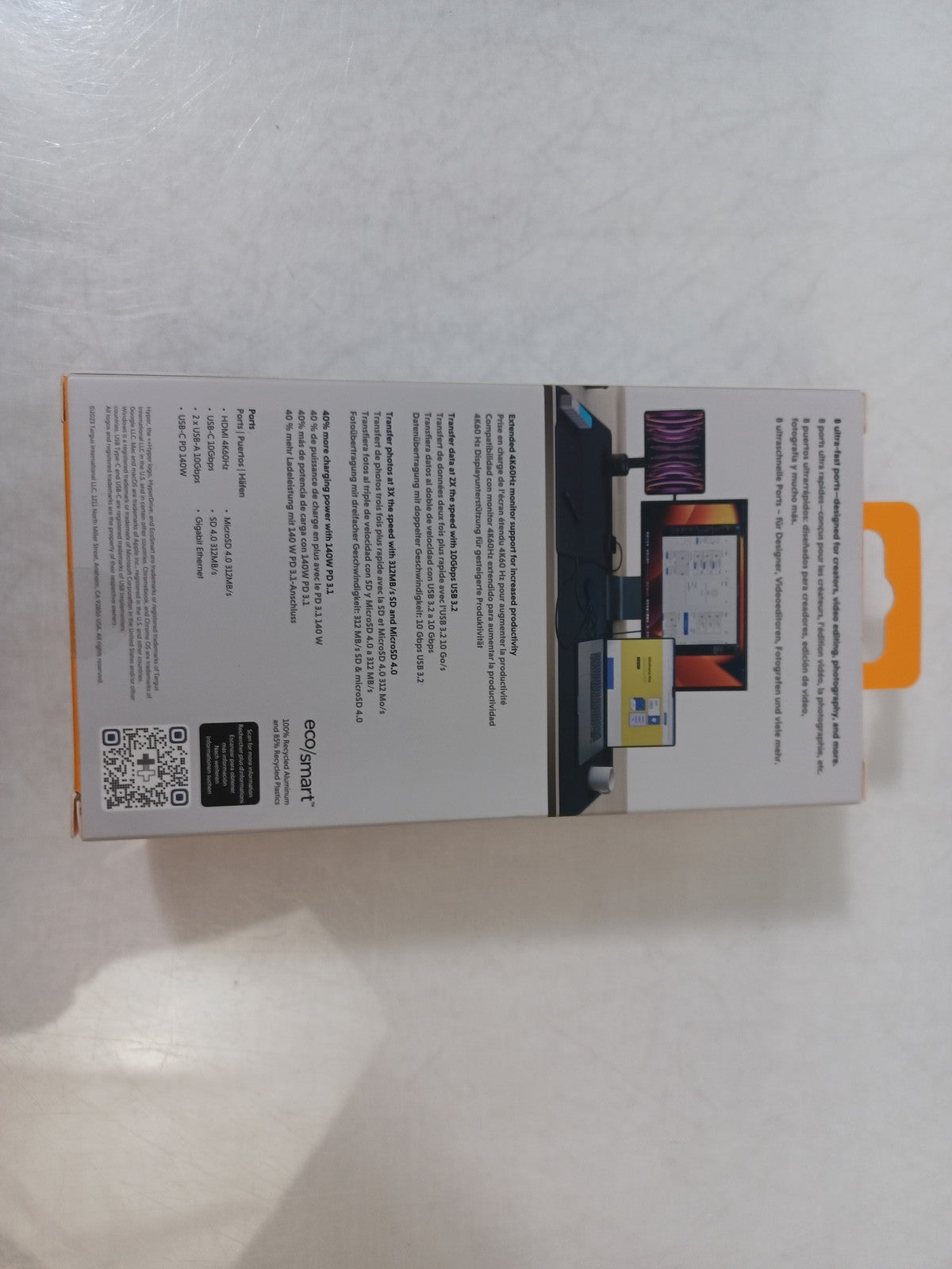 Targus HyperDrive Next 8 Port USB-C Midnight Blue Hub - HD4004GL