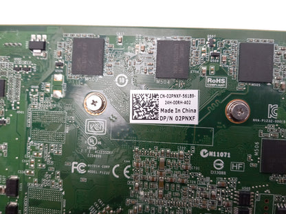 NVIDIA Quadro 2000 1GB PCI Express Dual Display Port DVI Dell 02PNXF 2PNXF