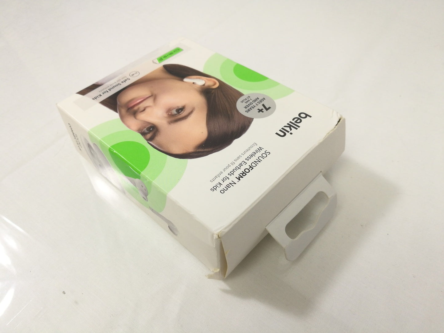 Belkin PAC003BTWH SoundForm Nano Wireless Bluetooth Kids' Earbuds - White