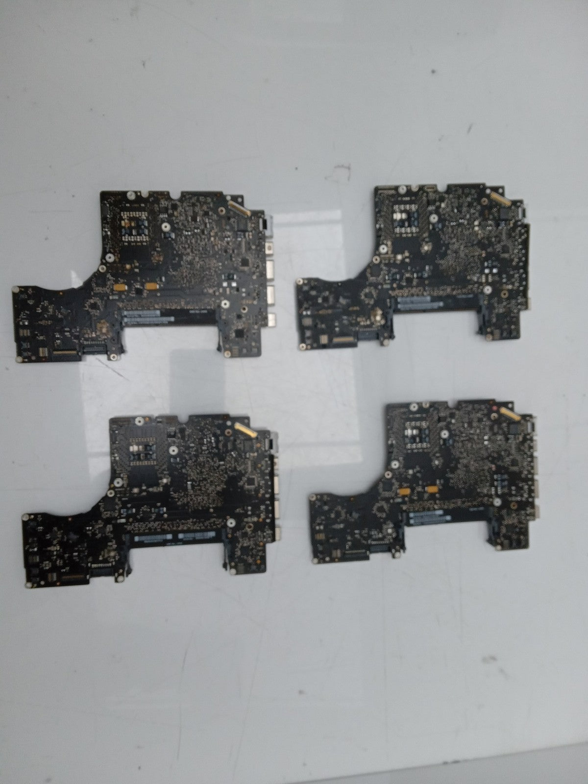 Job Lot 4x Apple MacBook A1342 Logic Boards 820-2877-B 820-2567-A - Faulty