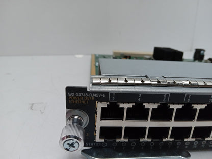 Cisco Catalyst 4500 E-Series 48 Port Gigabit Line Card Module WS-X4748-RJ45V+E