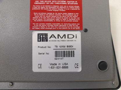 AMDI Tech/Speak TS12x32BGEX Communications Augmentative Device - With Mic