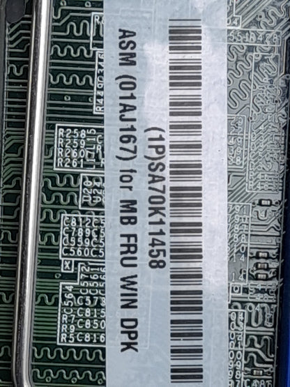 Lenovo ThinkCentre M700 Socket LGA1151 DDR4 Motherboard I/O Shield 01AJ167