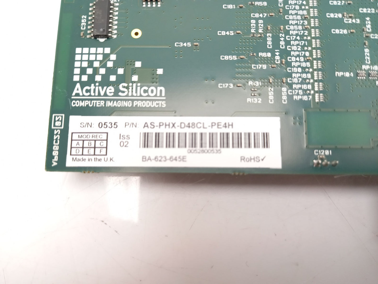 Active Silicon Phoenix-D48 PCIe Digital Frame Grabber AS-PHX-D48CL-PE4H