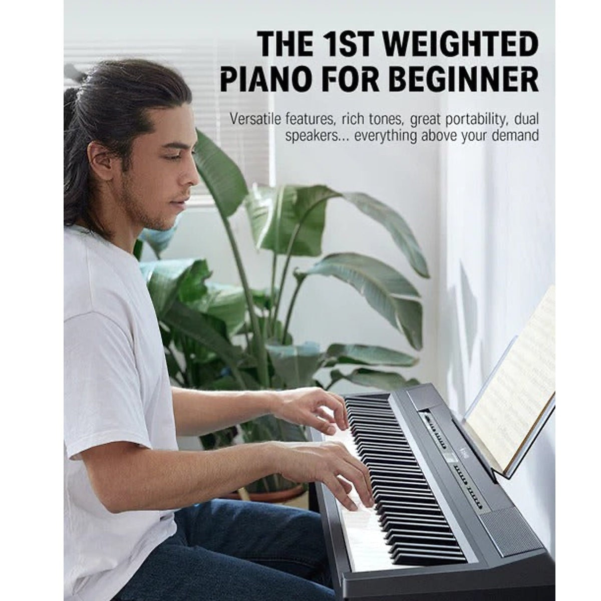 Donner DEP20 ~ 88 Keys Portable Piano - With Stand