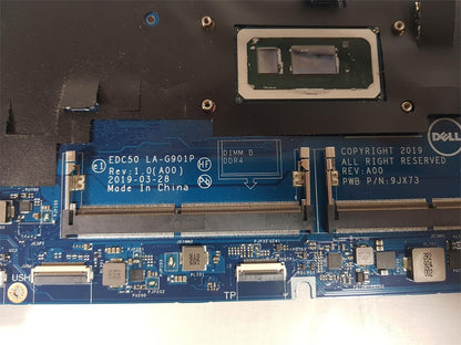 Dell Latitude 5500 Laptop Motherboard with i5-8265U CPU 0F9GJ4 F9GJ4 LA-G901P
