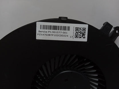 HP OMEN 17-AN Laptop Processor CPU & GPU Cooling Fan 931577-001 931576-001