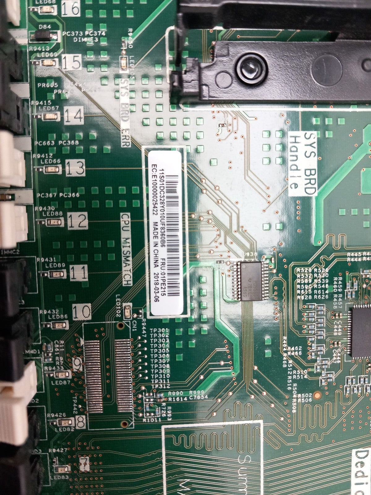 IBM x3650M5 Socket LGA2011-3 DDR4 Server Motherboard with Tray 01PE215