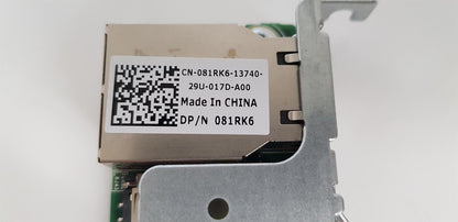 Dell PowerEdge R320 R420 R520 iDRAC7 Enterprise Remote Access Card 081RK6 81RK6