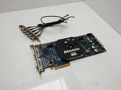DVS Atomix V4R3 LT PCIe Video Capture Card - With SDI Port Bracket