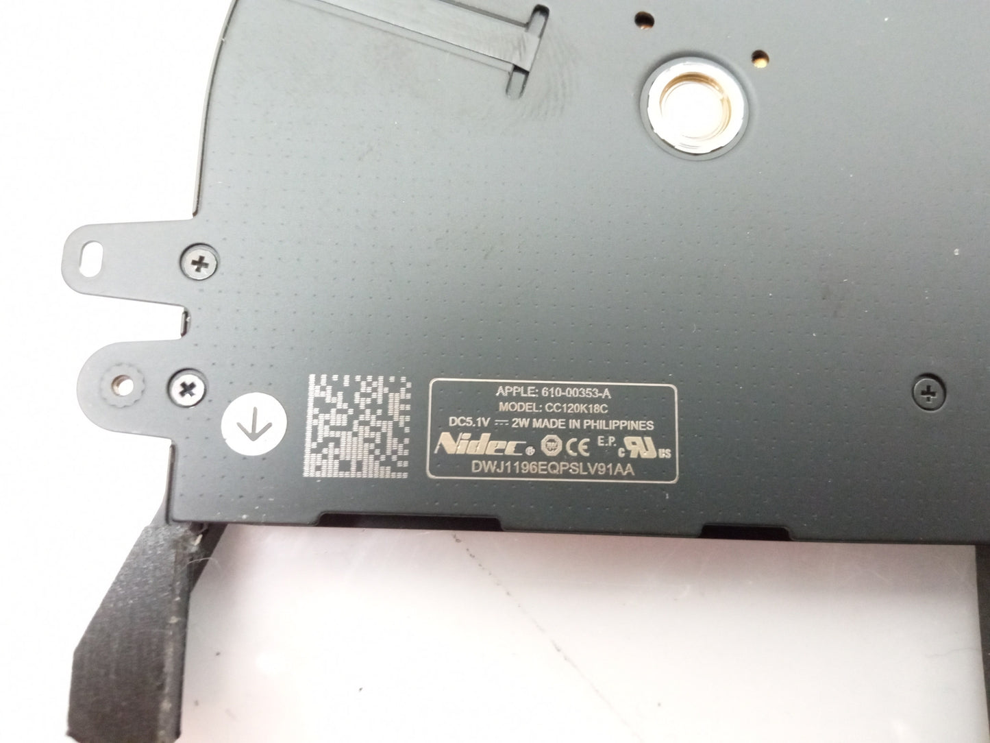 Apple MacBook Pro A2141 16" 2019 Left & Right CPU Cooling Fans 610-00353-A