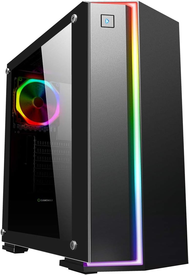 GameMax Starlight Mid-Tower Black RGB PC Gaming Case GMX-STARLIGHT