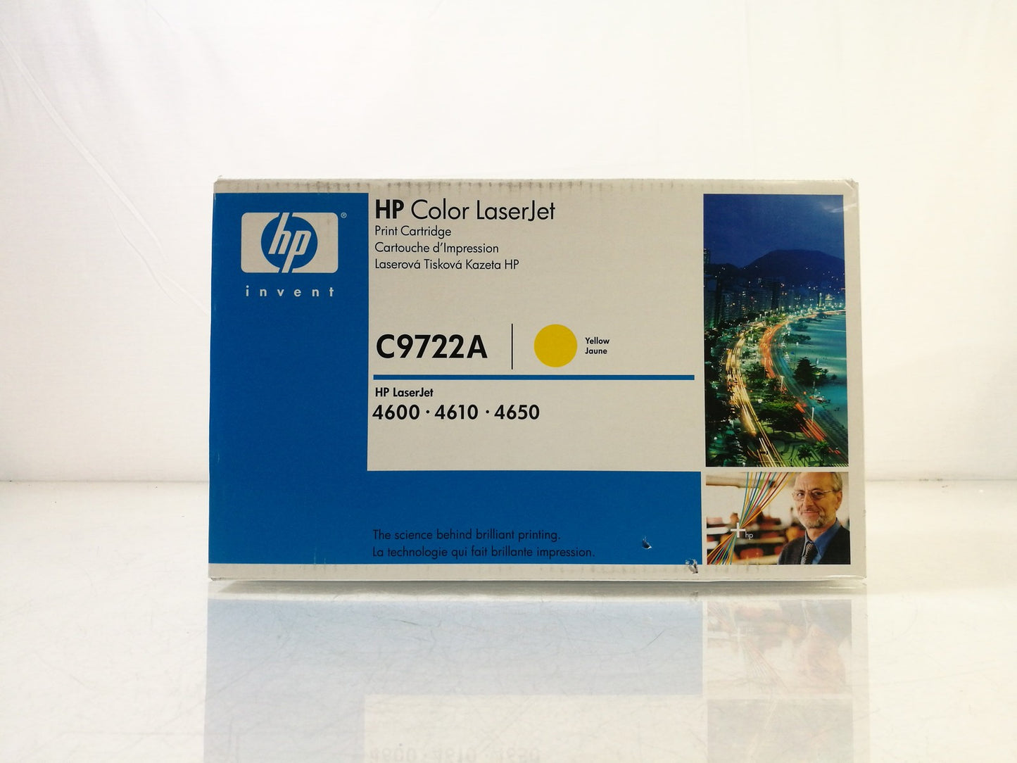 Genuine HP C9722A 641A Yellow LaserJet Printer Toner Cartridge