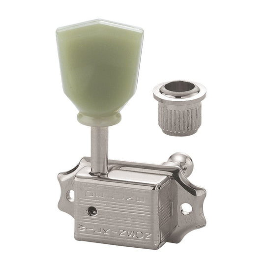 Wilkinson WJ44CR Deluxe Tulip Style Machineheads ~ Green/Chrome