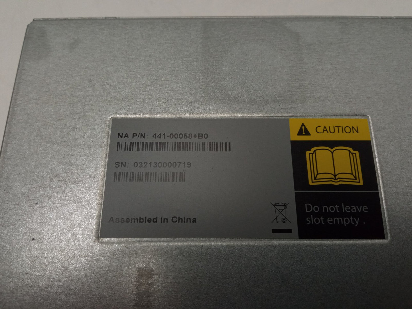 NetApp NAF-1602 Cooling Fan Module 441-00058+B0