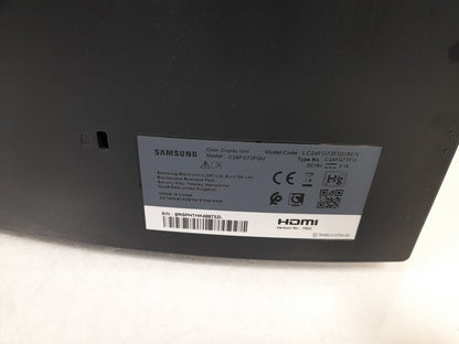 Samsung C24FG73FQU 24" HDMI DP 1920x1080 144hz Curved Gaming Monitor - No Stand