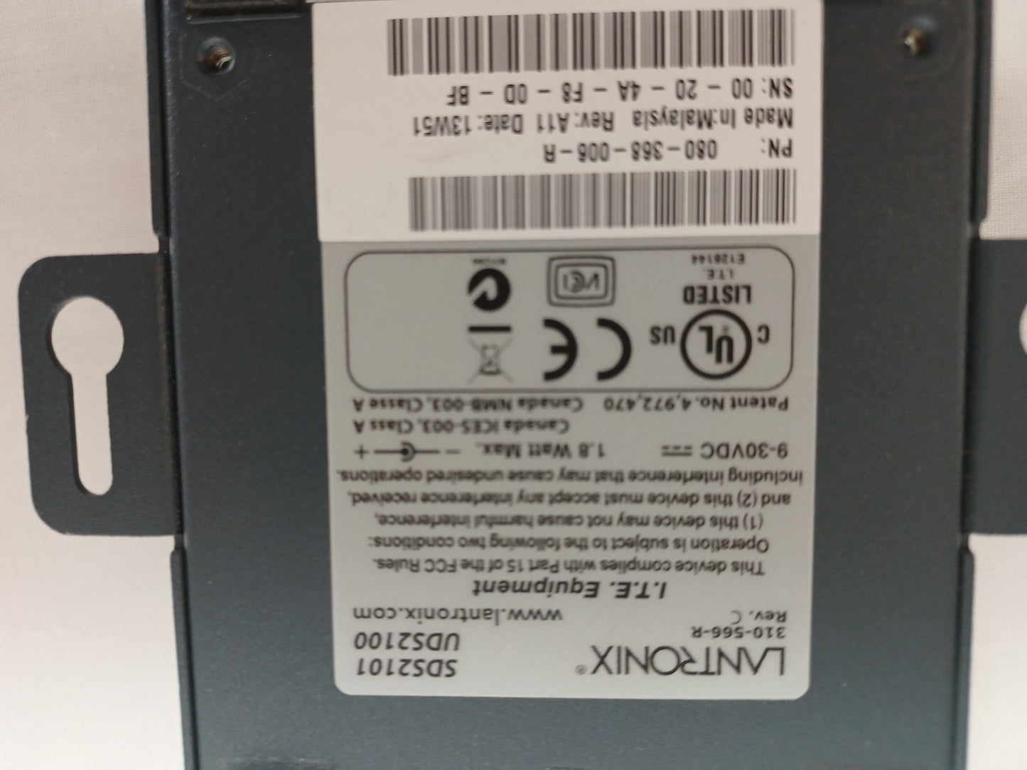 Lantronix UDS2100 2 Port Serial to IP Ethernet Device Server