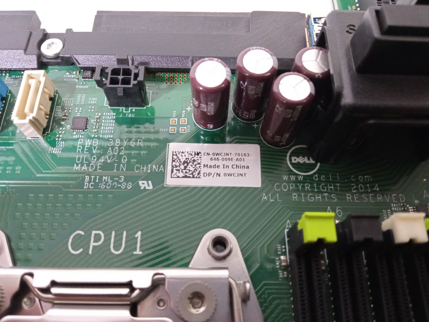 Dell PowerEdge R730XD Socket LGA2011 DDR4 Server Motherboard With Tray 0WCJNT