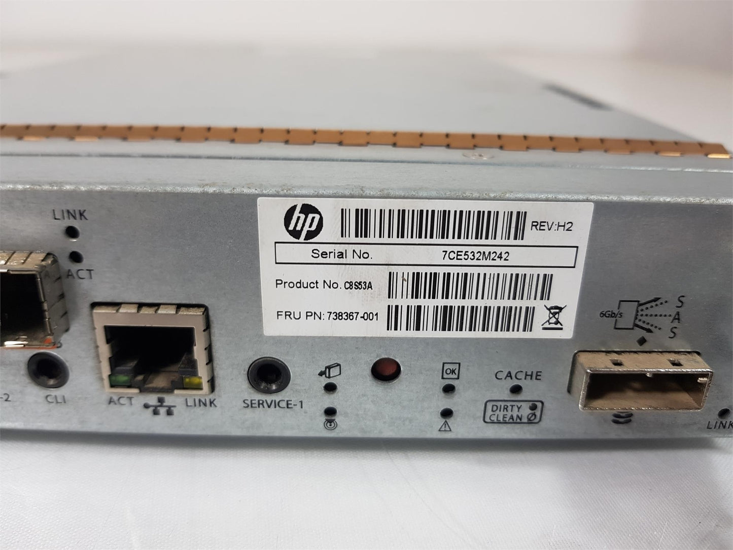 HP MSA 2040 12Gbp/s 4 Port SAS Storage Controller Module 738367-001