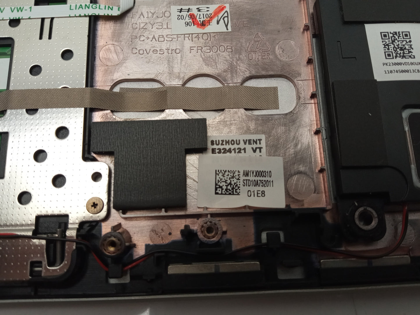 Lenovo Yoga 710-13IKB Laptop Keyboard Touchpad Palmrest Assembly AM1YJ000310