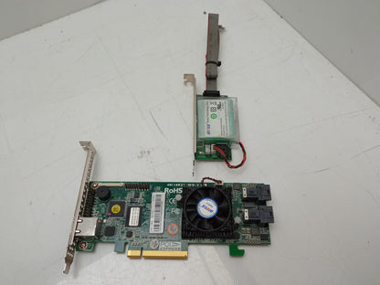 Arcea ARC 1883I Ver:3.0 SAS SATA 12Gb/s 8 Port 2GB Cache RAID Card With Battery