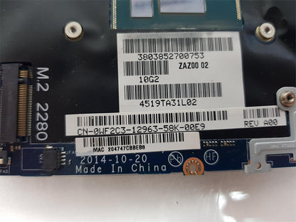 Dell XPS 13 9343 Laptop Motherboard with 8GB i5-5200U CPU LA-B441P 0WF2C3 WF2C3