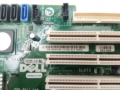 Dell Precision T7400 Dual Socket LGA771 Motherboard With Tray 0RW199 RW199