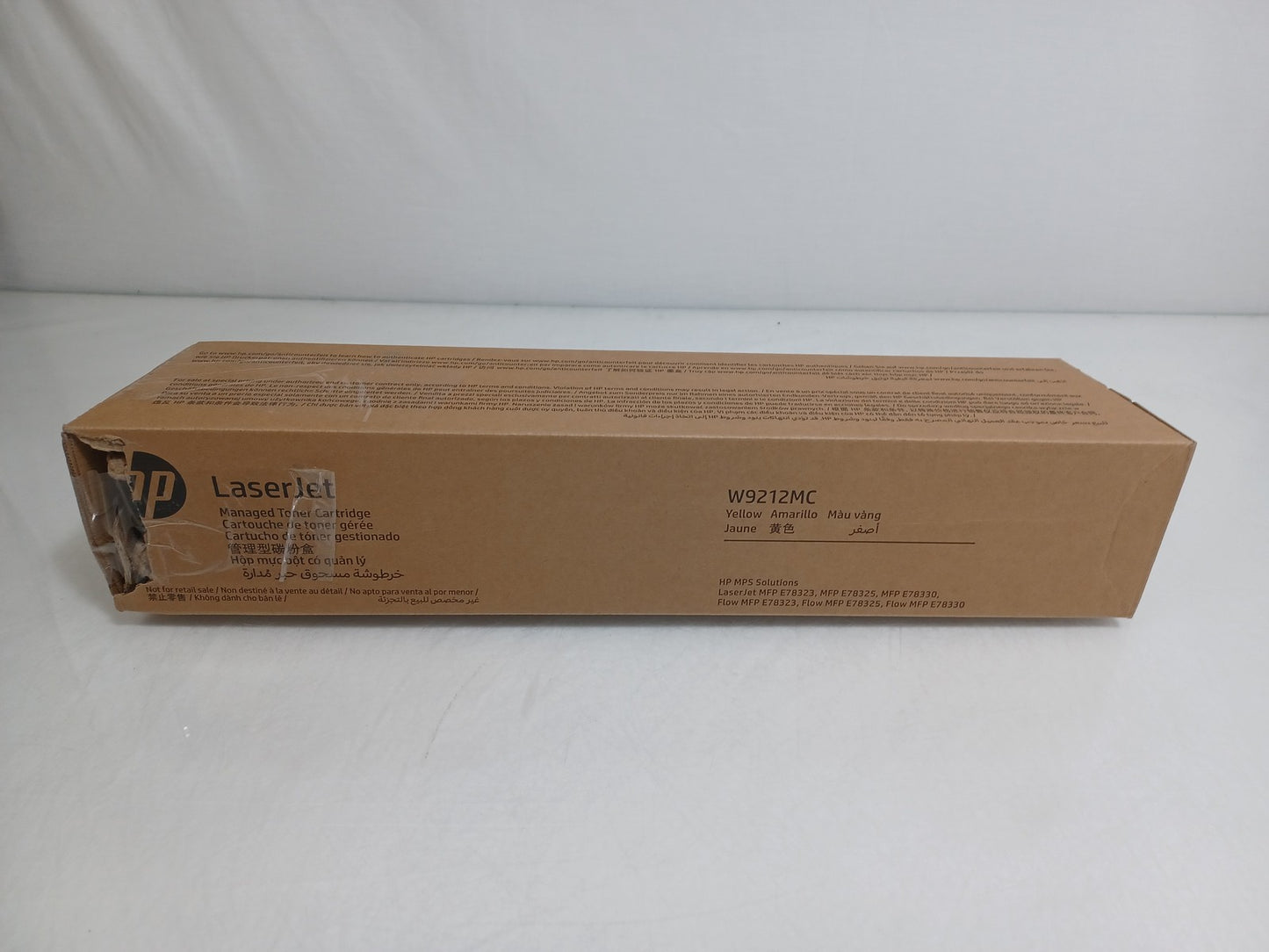 Genuine HP W9212MC LaserJet Yellow Managed Toner Cartridge - Damaged Box