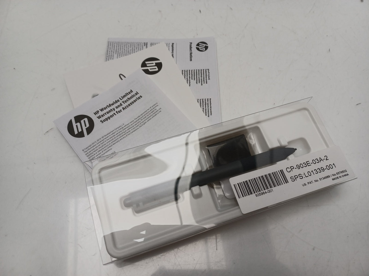 HP x360 11 EMR Pen Stylus - With Eraser L01339-001 2EB40AA