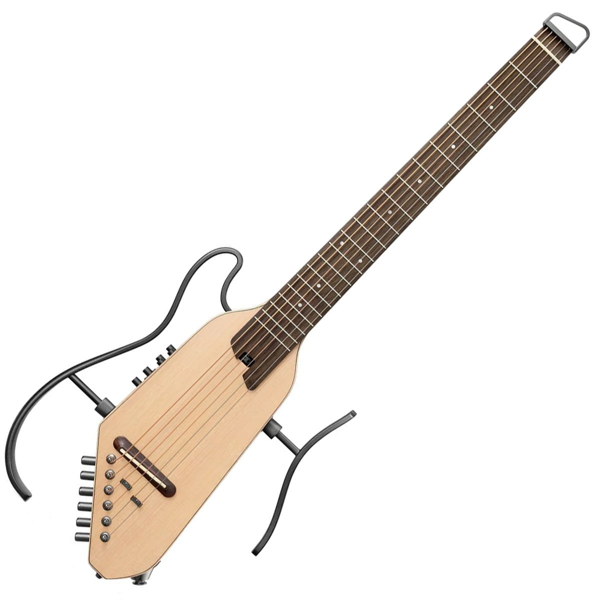 Donner HUSH-1PRONAT Headless Electric Guitar ~ Natural