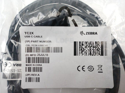 Zebra USB-A To USB-C Charging Cable CBL-TC2X-USBC-01