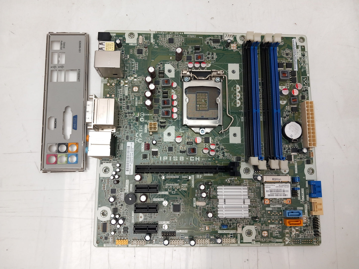 HP IPISB-CH Socket LGA1155 Motherboard With I/O Shield 623914-003 636477-001