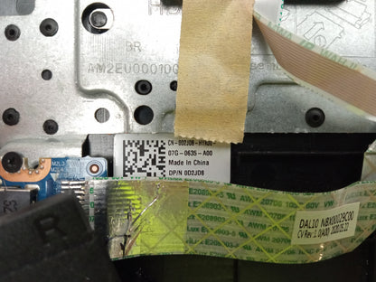 Dell Vostro 3491 Laptop UK Keyboard Touchpad Palmrest Assembly 0D2JD8 D2JD8