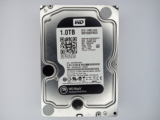 Western Digital WD Black WD1002FAEX-00Z3A0 1 TB 3.5" Desktop Hard Drive SATA