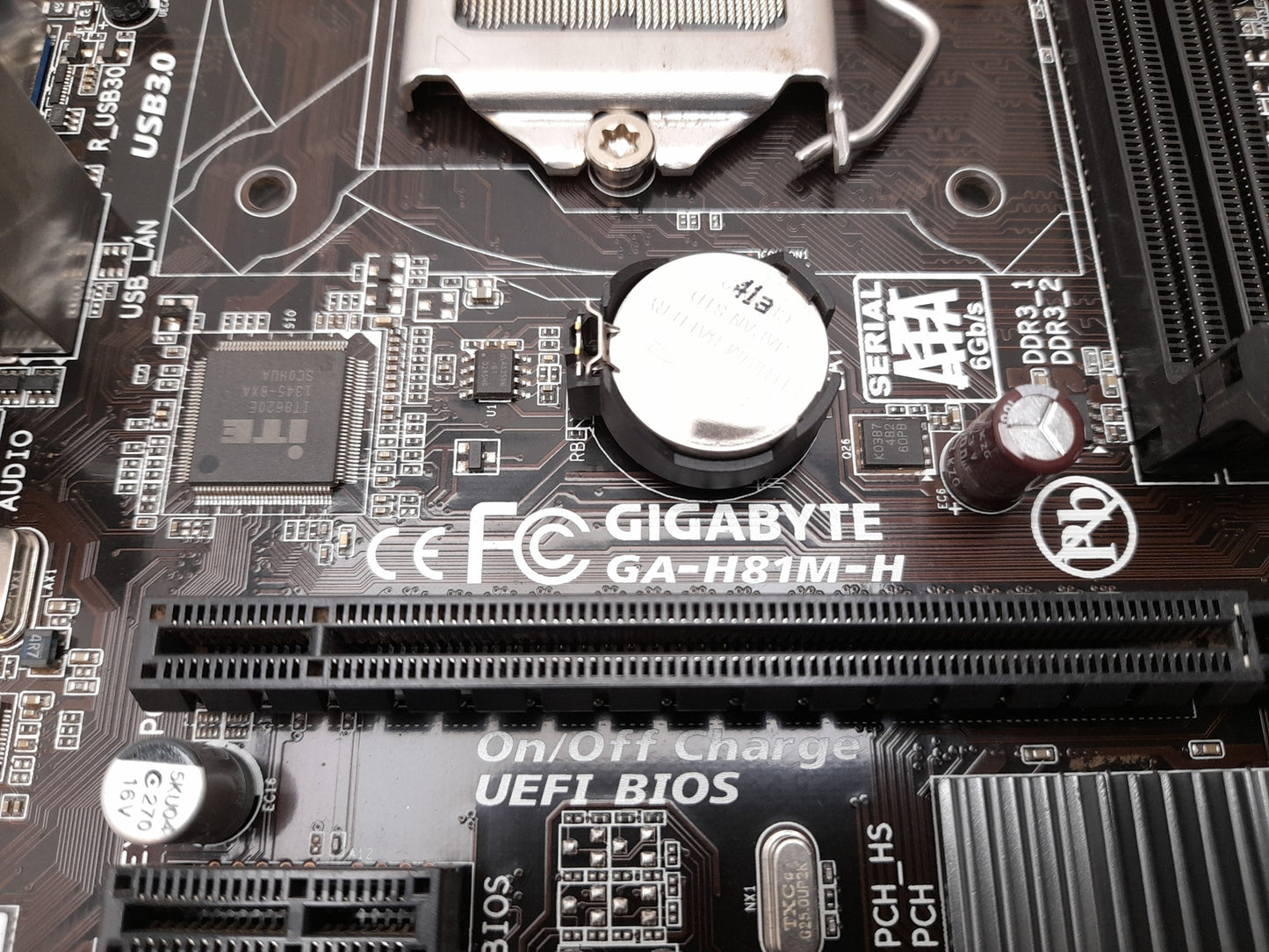 Gigabyte GA-H81M-H Socket LGA1150 DDR3 PCi-E Motherboard With I/O Shield