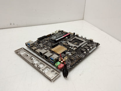 Asus H110T Socket 1151 DDR4 Mini-ITX Motherboard With I/O Shield and PSU
