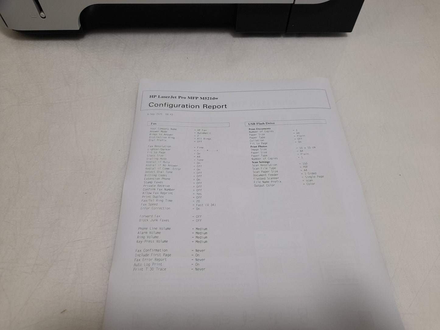 HP LaserJet Pro M521dw A4 Monochrome Multifunction USB LAN Laser Printer