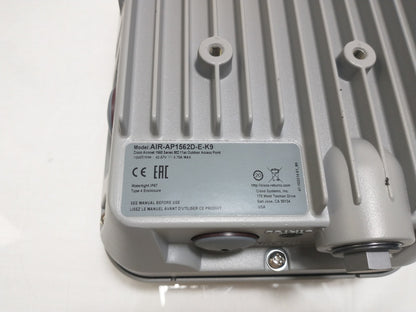 Cisco Aironet AIR-AP1562D-E-K9 802.11ac 3x3 MIMO Outdoor Wireless Access Point