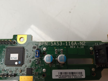 SuperMicro BPN-SAS3-116A-N2 10 Bay 2.5" SAS 12Gbps Backplane