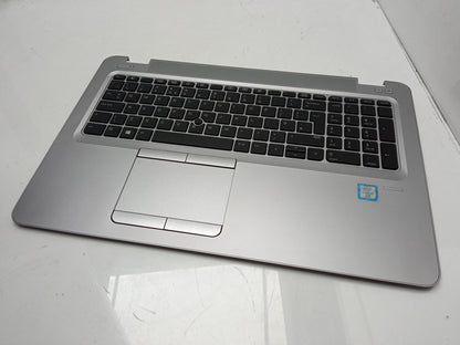 HP EliteBook 840 G4 Laptop UK Keyboard Touchpad Palmrest Assembly 821191-001