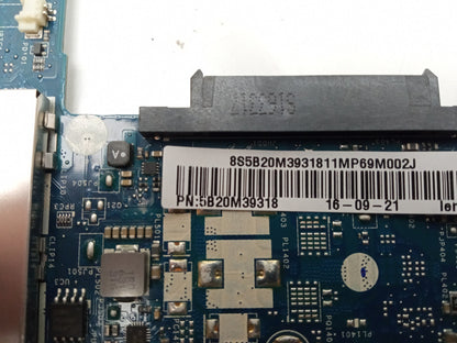 Lenovo IdeaPad 510S Laptop Motherboard With i3-7100U 2.40 GHz DDR4 5B20M39318