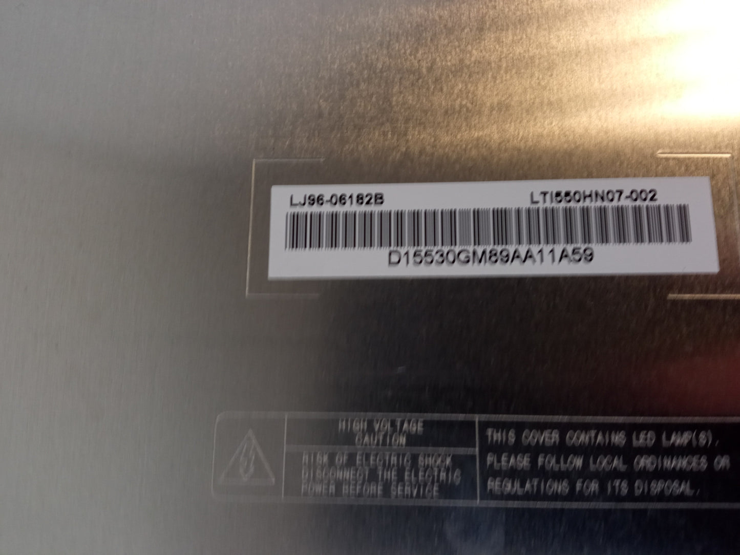Samsung LTI550HN07 55" Replacement LCD Display Panel LJ96-06182B LTI550HN07-002
